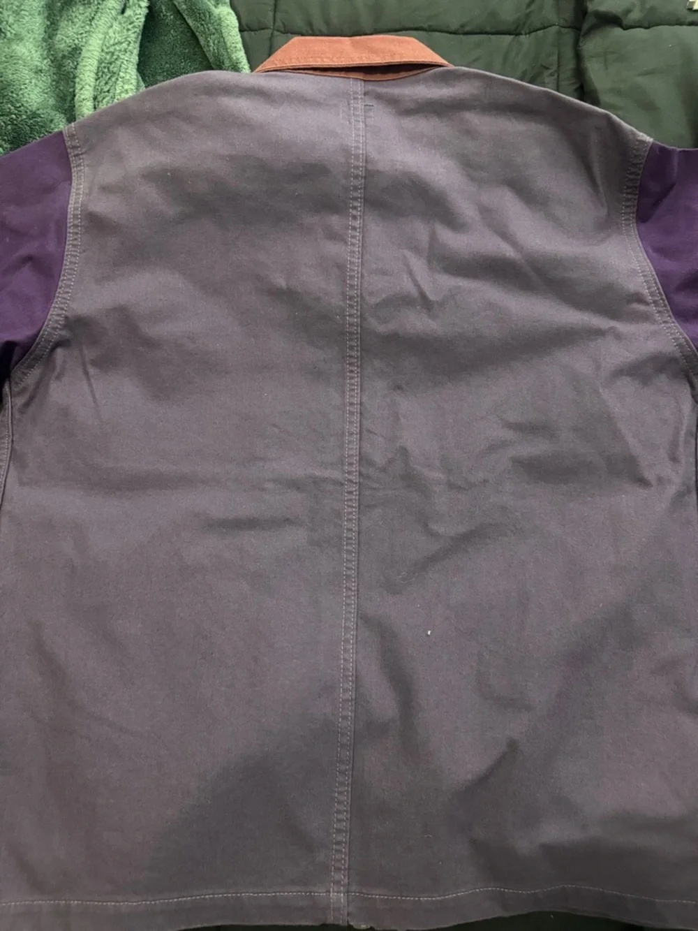 Levi’s Colorblock Zip Jacket in Purple, Brown & Tan - Picture 3 of 5